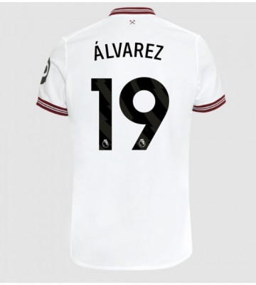 West Ham United Edson Alvarez #19 Replika Udebanetrøje 2023-24 Kortærmet